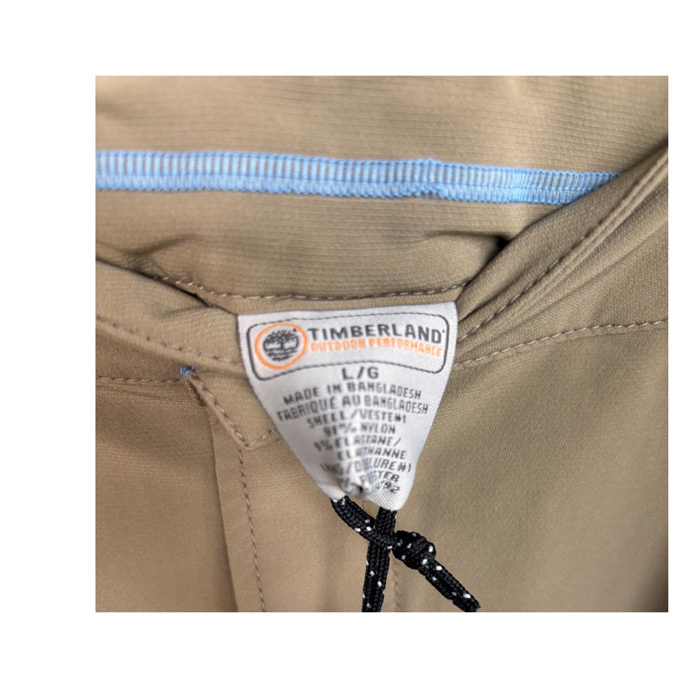 Timberland Womens Active Pant Soft Shell Tan Hiking Trousers Water Repellent L - Picture 3 of 5